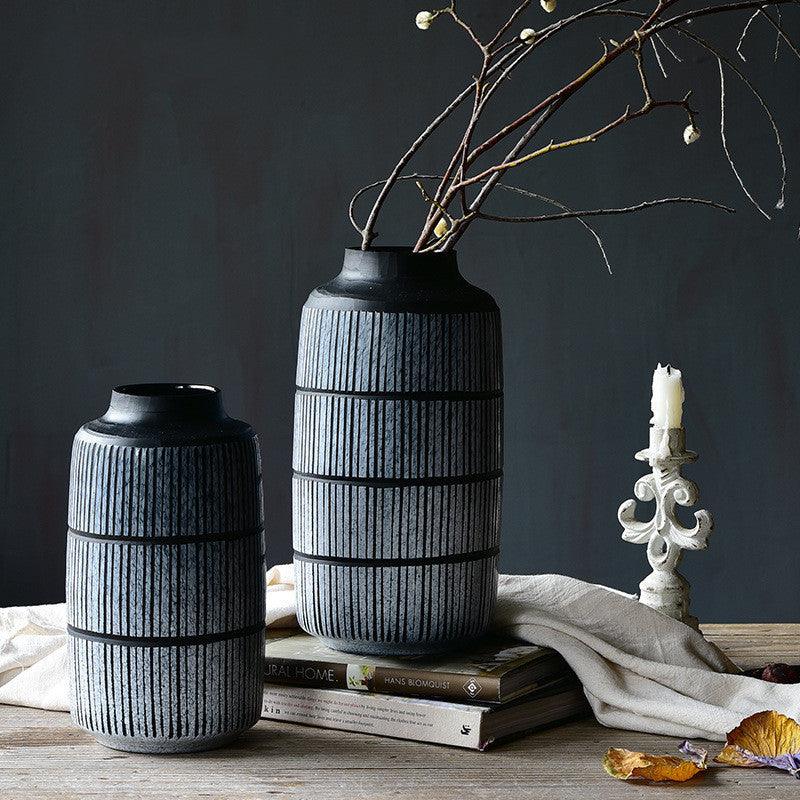 American Retro Polished Glass Vase Ornaments - Pacisia