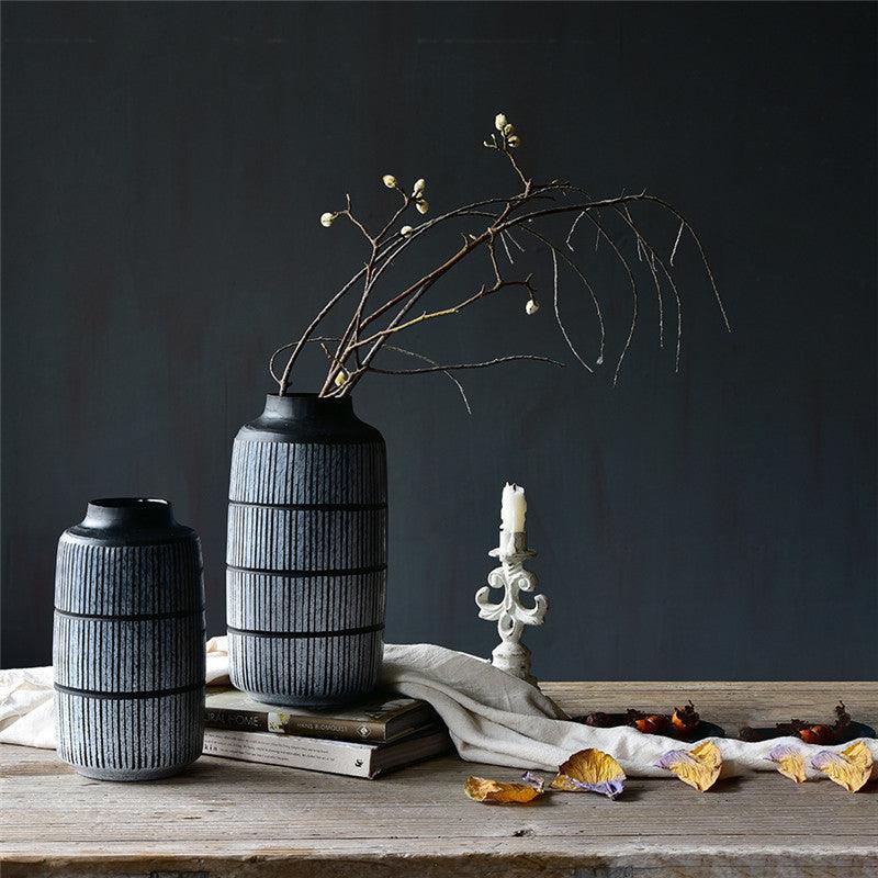 American Retro Polished Glass Vase Ornaments - Pacisia