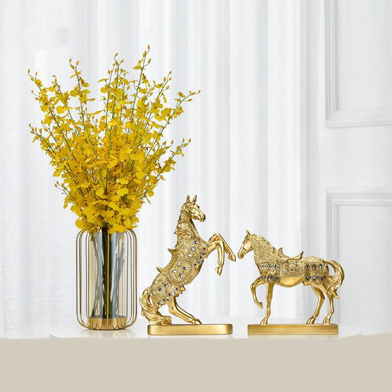 American Vase Decoration Light Luxury Simulation Dried Floral Living Room Flower Arrangement - Pacisia