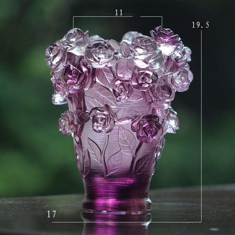 Ancient Glazed Vase Light Creative Rose - Pacisia