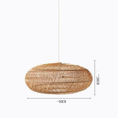 Art Japanese Zen Rattan Chandelier - Pacisia