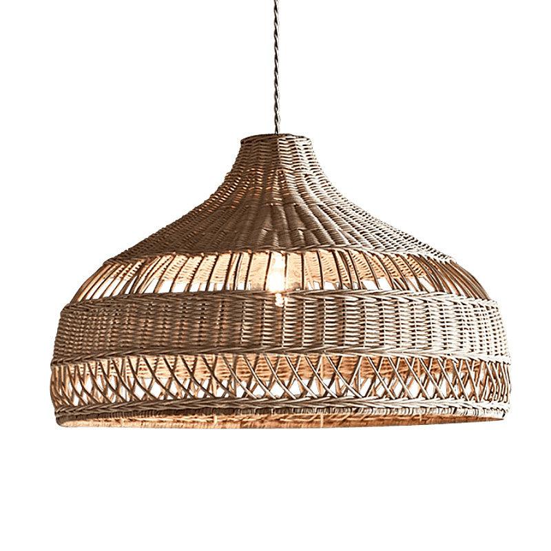 Art Japanese Zen Rattan Chandelier - Pacisia
