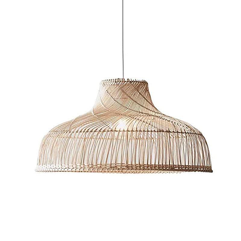 Art Japanese Zen Rattan Chandelier - Pacisia