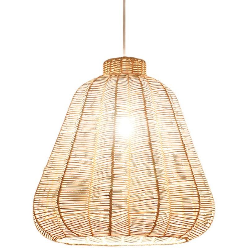 Art Japanese Zen Rattan Chandelier - Pacisia