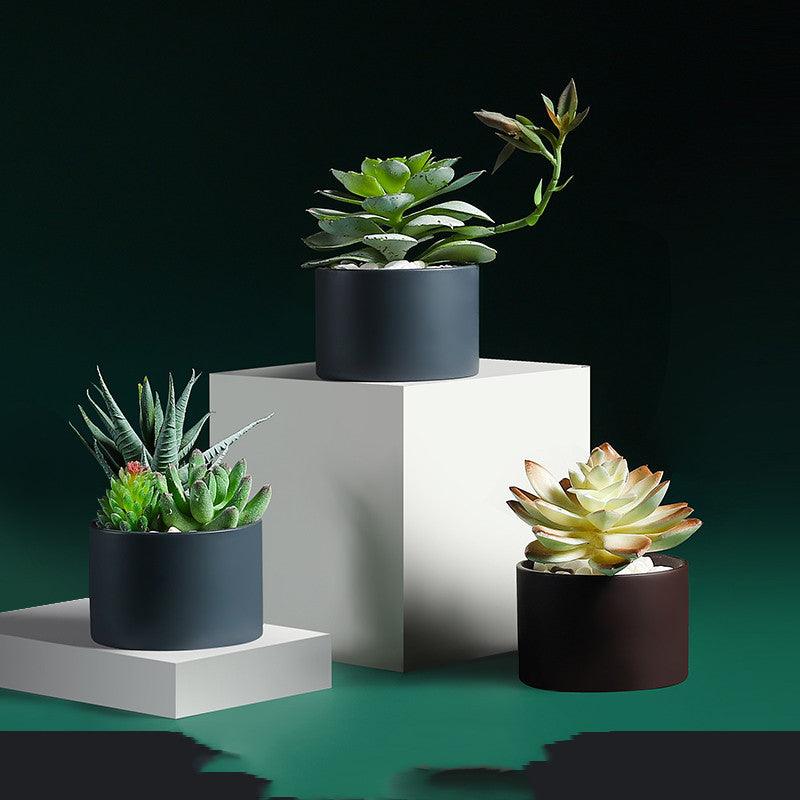 Artificial Green Plant Ornaments Potted Ornaments Green Plants Fake Flower Ornaments - Pacisia