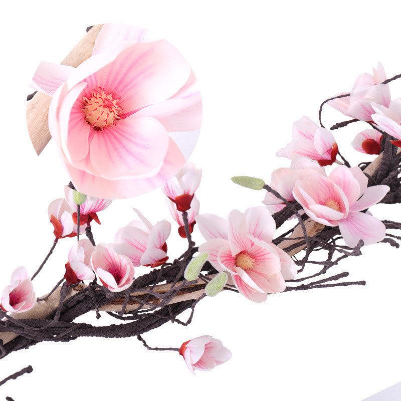 Artificial Magnolia Flower Rattan Plastic Fake Tree - Pacisia