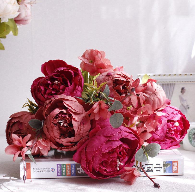Artificial peony flower bouquet living room decoration - Pacisia