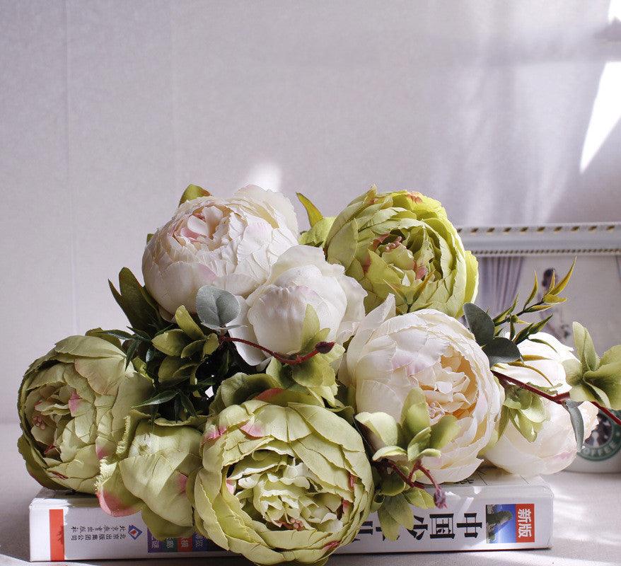 Artificial peony flower bouquet living room decoration - Pacisia