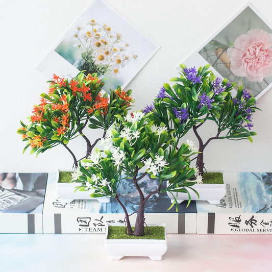 Artificial Plant Potted Indoor Desktop Fake Flower Decoration Home Decoration Ornaments - Pacisia