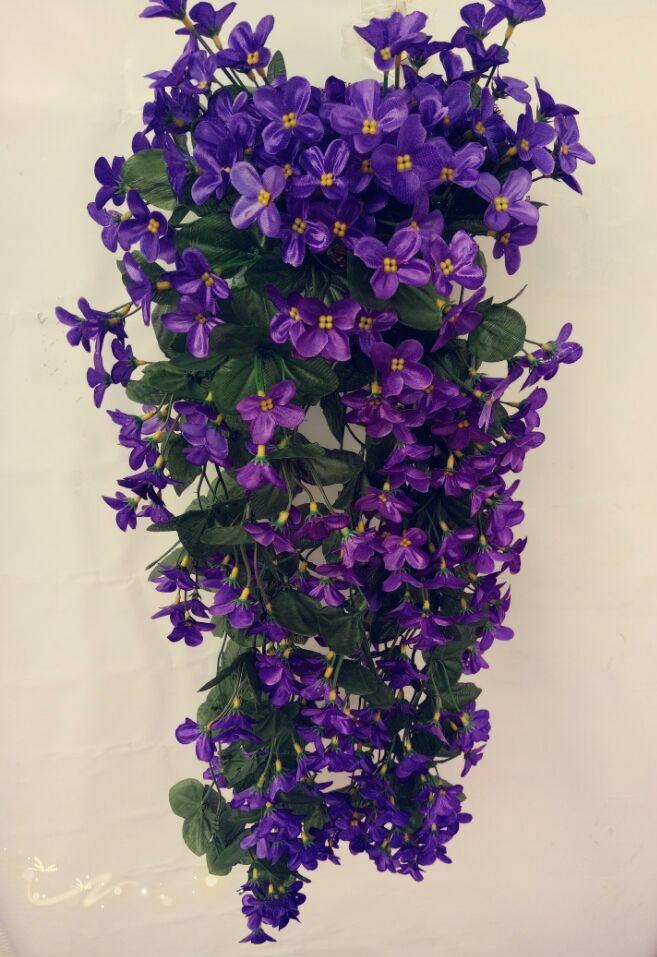 Artificial Violet Flower Fake Flower Decorative Flower - Pacisia