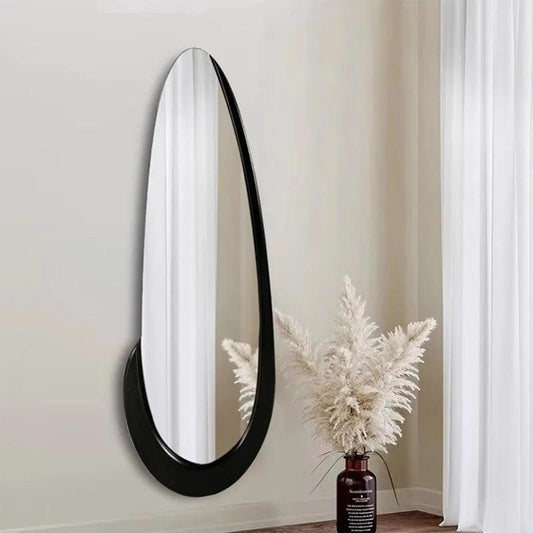 Asymmetric Water Drop Mirrors Acrylic Aesthetic Design Black Mirrors Makeup Quality Korean Espejo Adhesivo Pared Home Decoration - Pacisia