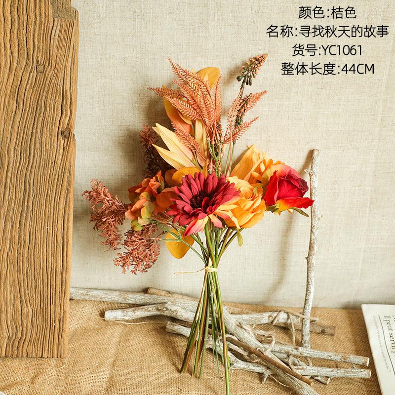 Autumn Color Bouquets Of Artificial Flowers - Pacisia
