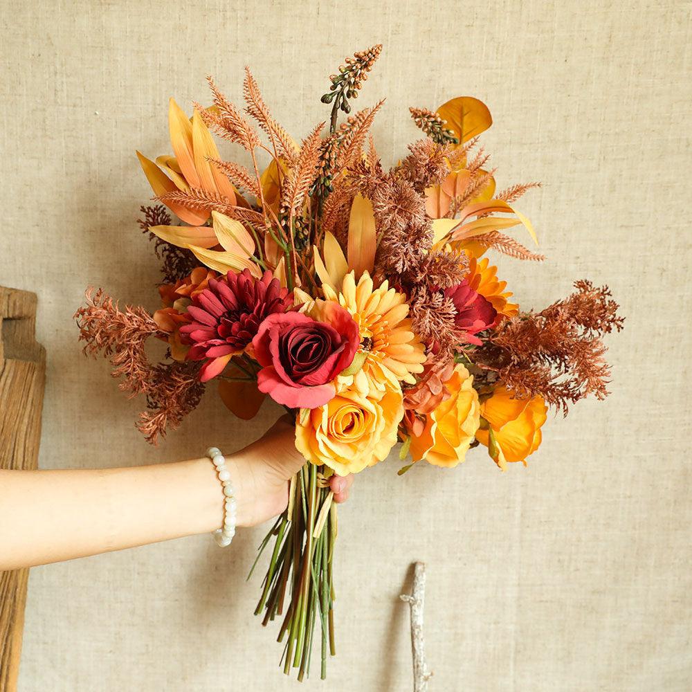 Autumn Color Bouquets Of Artificial Flowers - Pacisia