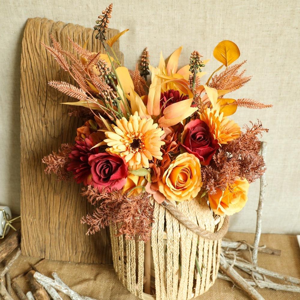 Autumn Color Bouquets Of Artificial Flowers - Pacisia