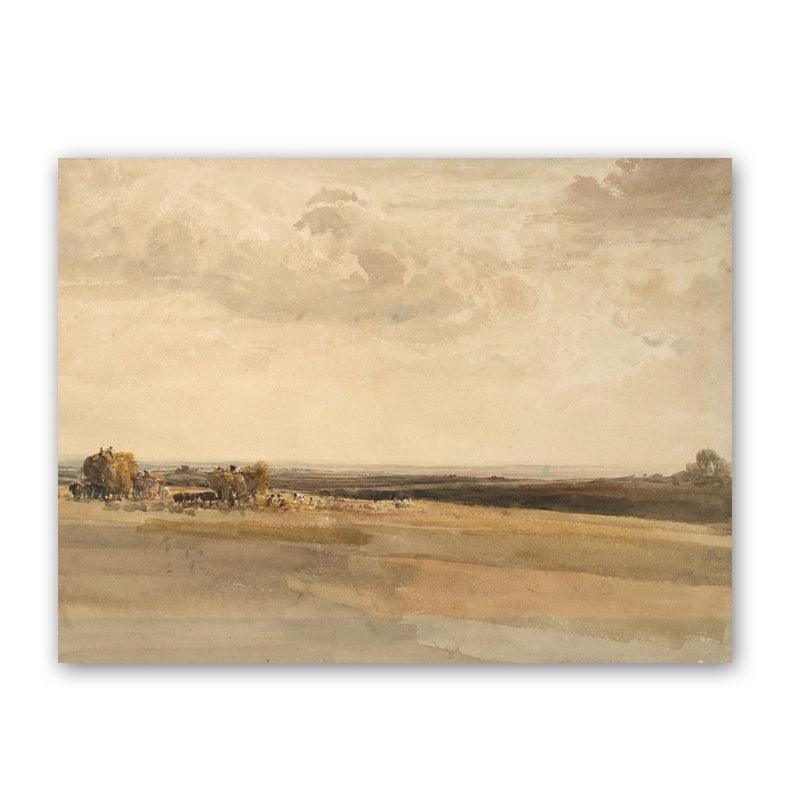 Autumn Trees Landscape Oil Painting - Canvas Poster for Living Room Decor | Pacisia - Pacisia