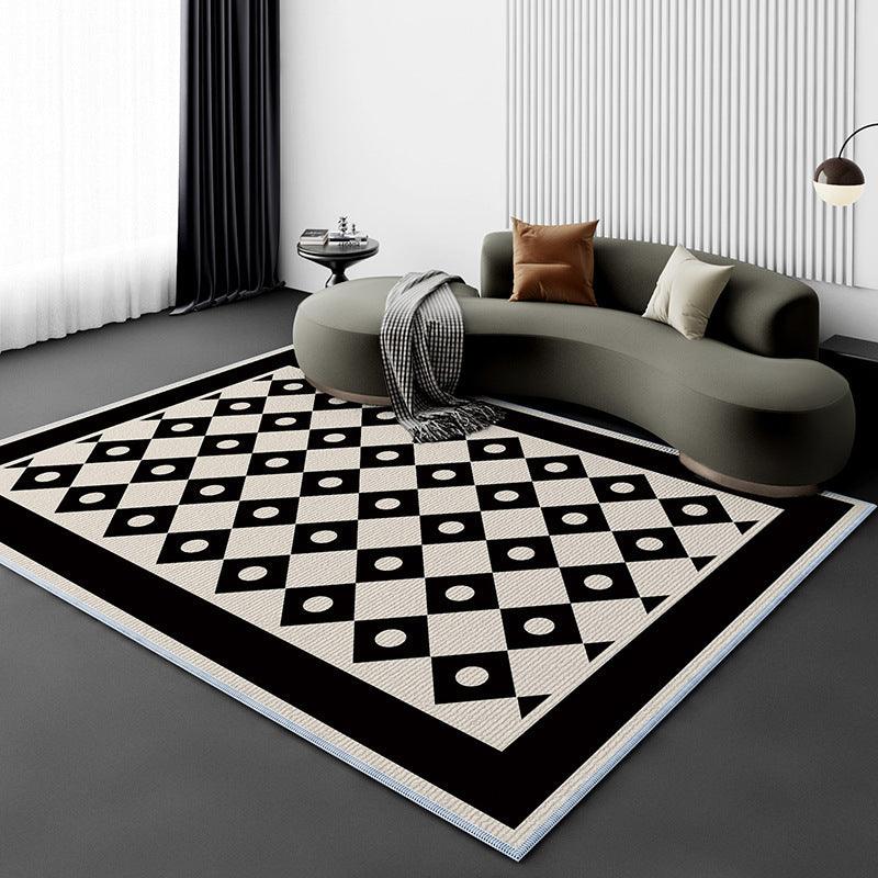 Living Room Carpet Fully Covered Bedroom And Household Sofa Table Carpet Bedside Stain-resistant Non-slip Foot Mat - Pacisia