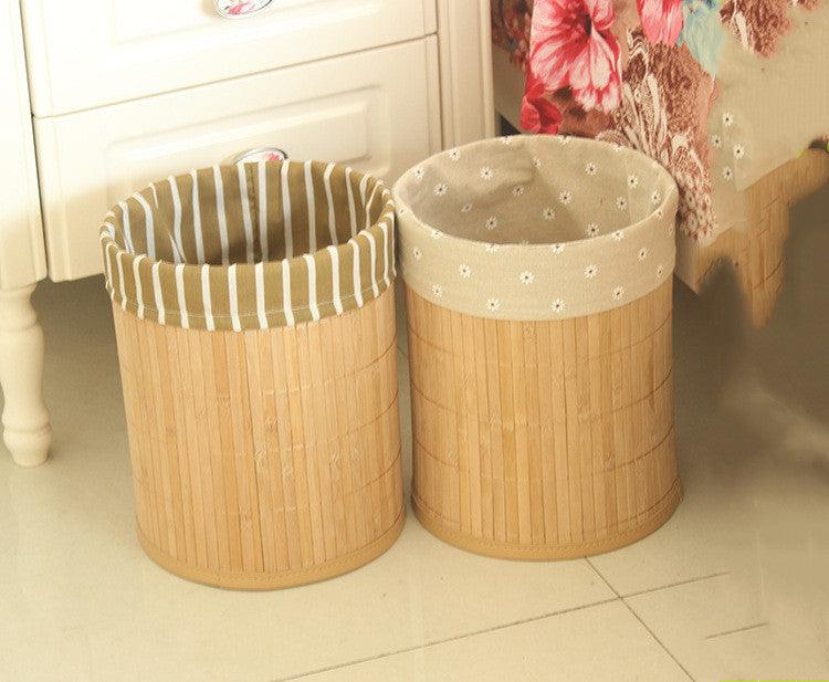 Bamboo folding trash can - Pacisia
