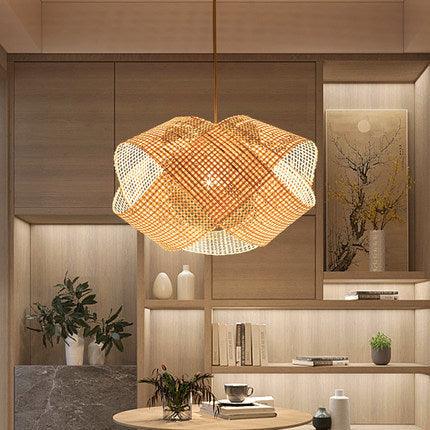 Bamboo Woven Bamboo Lamp Creative Decorative Chandelier - Pacisia