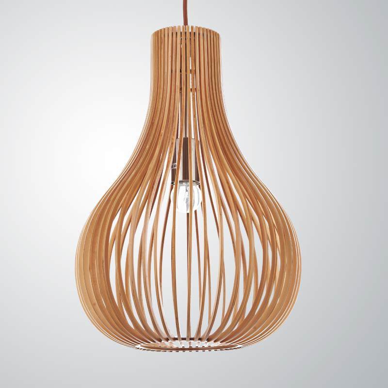 Bamboo Woven Nordic Birdcage Wooden Chandelier - Pacisia