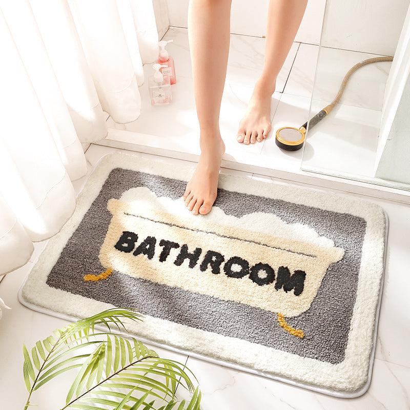 Bathroom Absorbent Floor Mats For Bathroom Non Slip Mats - Pacisia