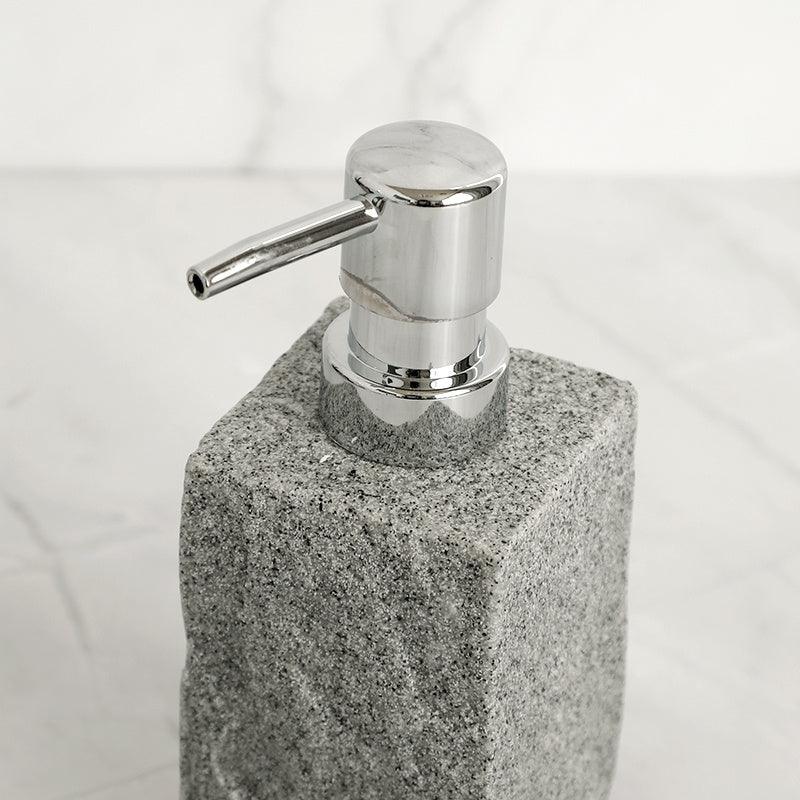 Bathroom Accessories Set Imitati Granite Resin Iiquid Soap D - Pacisia