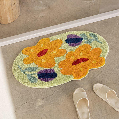 Bathroom Entrance Door Mat Blanket Bathroom Absorbent Floor Mat - Pacisia