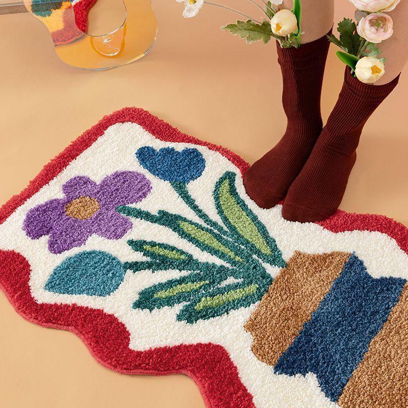 Bathroom Entrance Door Mat Blanket Bathroom Absorbent Floor Mat - Pacisia