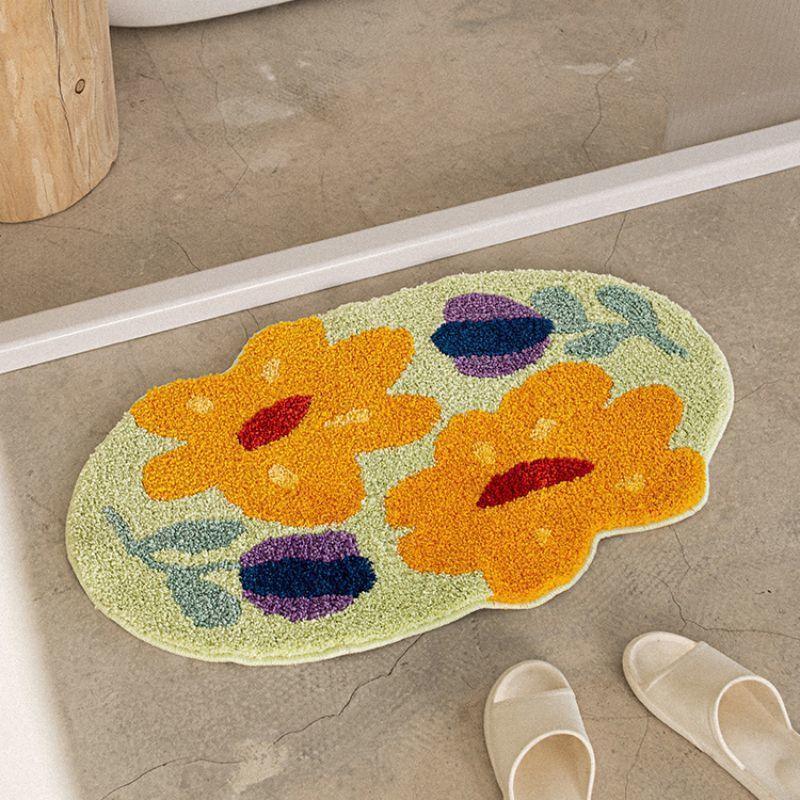 Bathroom Entrance Door Mat Blanket Bathroom Absorbent Floor Mat - Pacisia