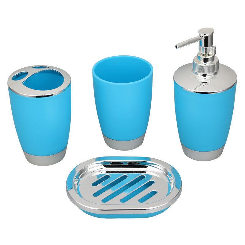 Bathroom Kit Plastic Toilet Washing And Bathroom Set Toothbrush Cup Holder Soap Box - Pacisia