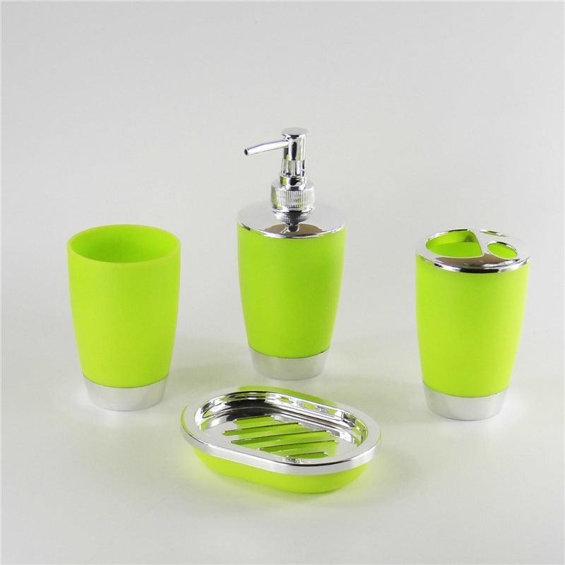 Bathroom Kit Plastic Toilet Washing And Bathroom Set Toothbrush Cup Holder Soap Box - Pacisia