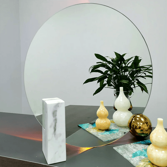 Bathroom Makeup Mirror Cute Coffee Table Round Bedroom Large Mirror Salon Ozdoby Do Pokoju Nordic Home Decoration Accessories - Pacisia