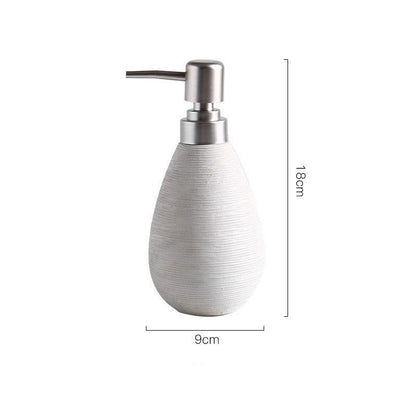 Bathroom Shower Gel Bottle Bottling Lotion Bathroom Ceramic - Pacisia