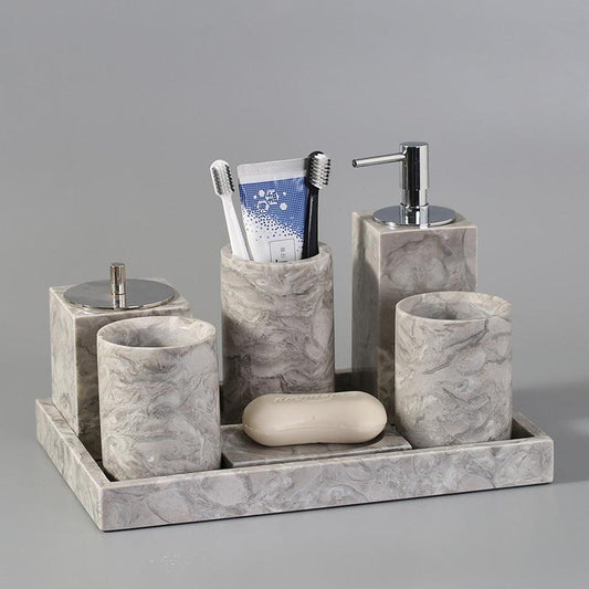Bathroom Toilet Set Marble Bathroom Set Hotel Model Room Home Furnishing - Pacisia