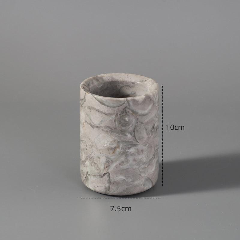 Bathroom Toilet Set Marble Bathroom Set Hotel Model Room Home Furnishing - Pacisia