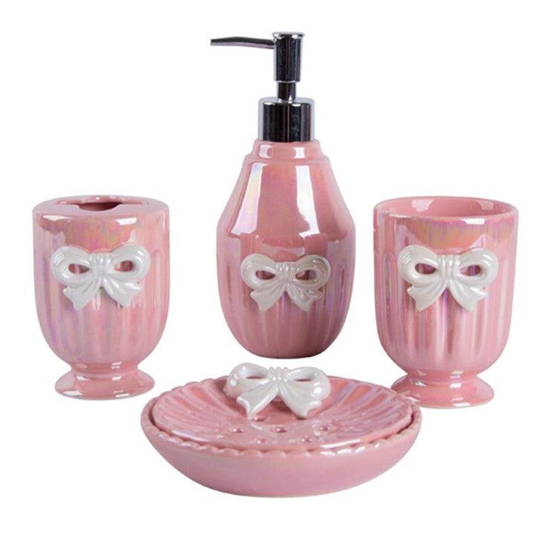 Bathroom Toiletry Set Mouthwash Mug Ceramic - Pacisia