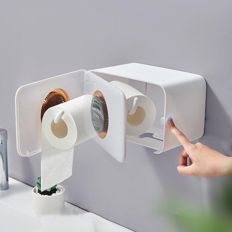 Bathroom Wall-mounted Punch-free Paper Holder - Pacisia