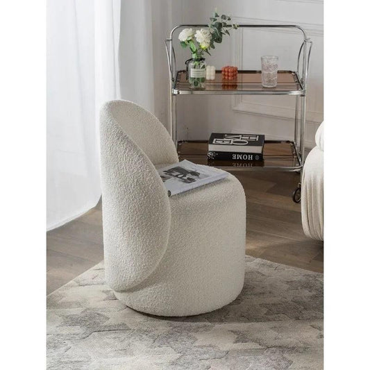 Bedroom light luxury makeup stool dressing stool chair minimalist backrest dressing table stool home internet celebrity ins CoSM - Pacisia