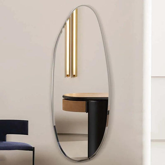 Bedroom Wall Mirror Led Light Luxury Aesthetic Living Room Vanity Mirror Korean Large Spiegel Met Verlichting Room Decor - Pacisia