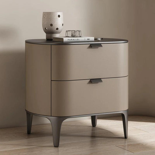 Bedside Tables Nightstands Brown Japandi Hotel Filing Cabinets Cute Nightstands Luxury Muebles Para El Hogar Salon Furniture - Pacisia