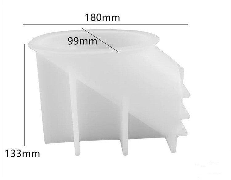 Bevel Bracket Column Bookend Mirror Silicone Mold - Pacisia