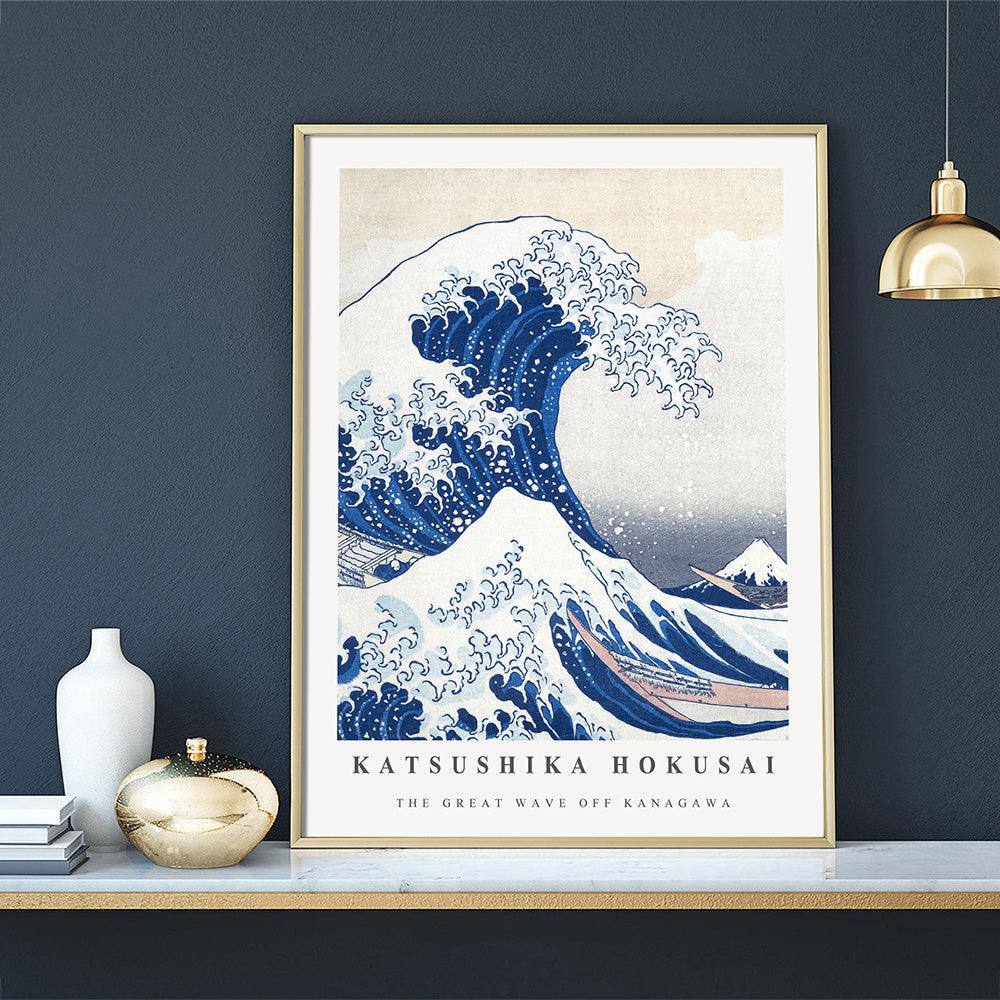 Big Wave Canvas Painting - Modern Frameless Wall Art Decor - Pacisia