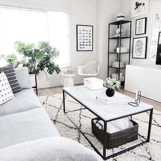 Black And White Rhombus Living Room Line Carpet - Pacisia