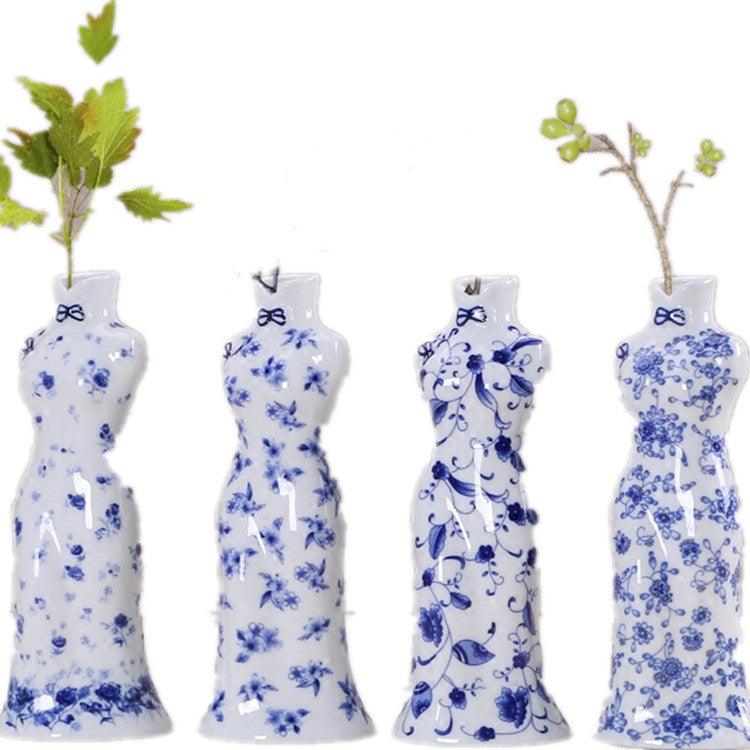 Blue And White Porcelain Vase Decoration - Pacisia
