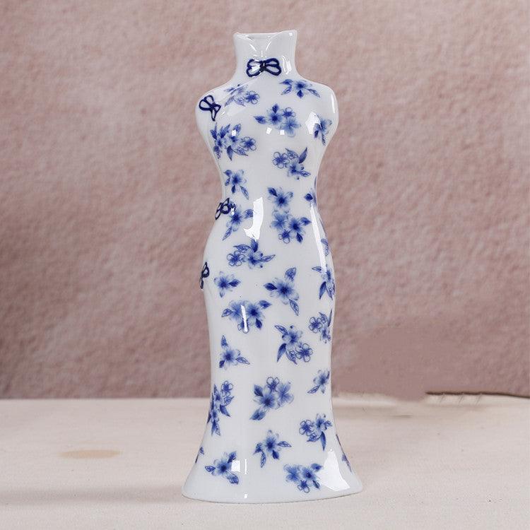 Blue And White Porcelain Vase Decoration - Pacisia