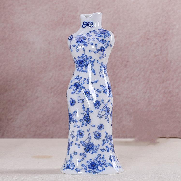 Blue And White Porcelain Vase Decoration - Pacisia