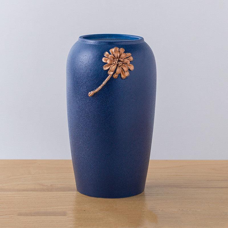 Blue ceramic vase - Pacisia