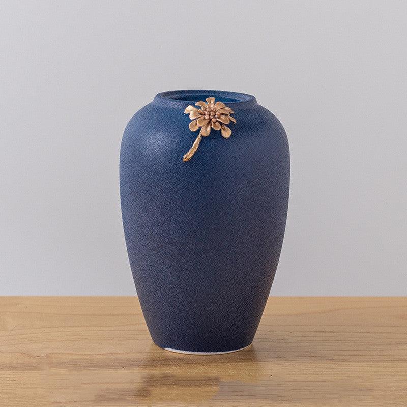 Blue ceramic vase - Pacisia