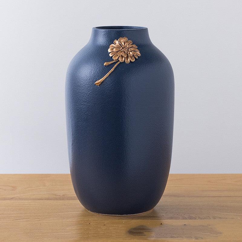 Blue ceramic vase - Pacisia