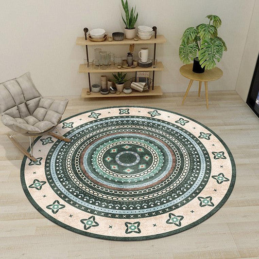 Bohemian Circular Carpet Ins Style Retro - Pacisia