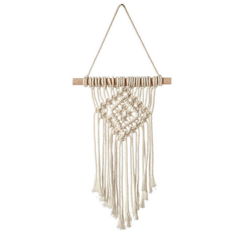 Bohemian Tassel Handmade Tapestry Craft Wall Hanging Art Cotton - Pacisia